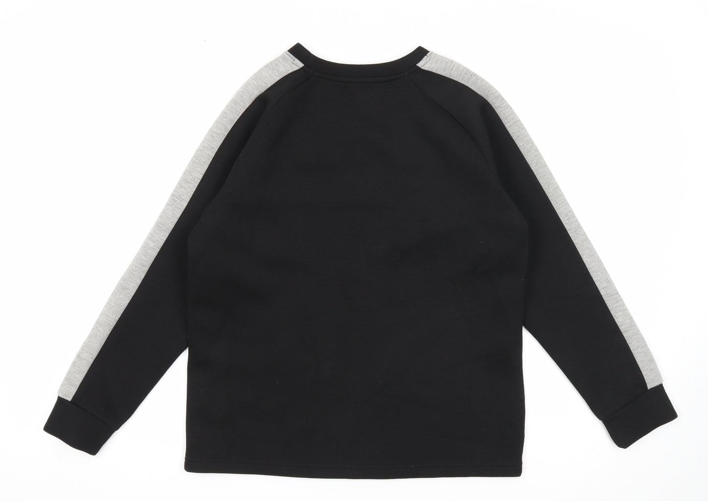 NEXT Boys Black Polyester Pullover Sweatshirt Size 10 Years Pullover