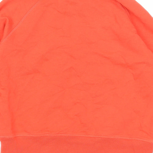 Preworn Boys Red Cotton Pullover Sweatshirt Size 7-8 Years Pullover