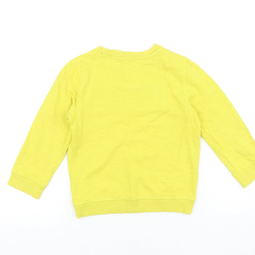 urban ocean Boys Yellow 100% Cotton Pullover Sweatshirt Size 2-3 Years Pullover - Surfer