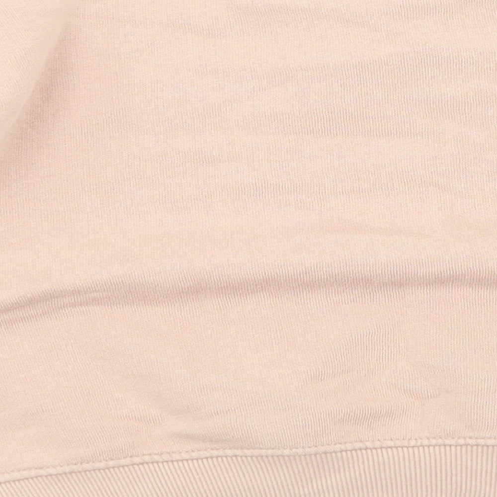 Zara Girls Pink Cotton Pullover Sweatshirt Size 10 Years Pullover