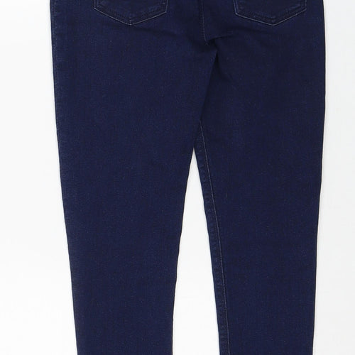 Matalan Girls Blue Cotton Jegging Jeans Size 9 Years Regular Pullover
