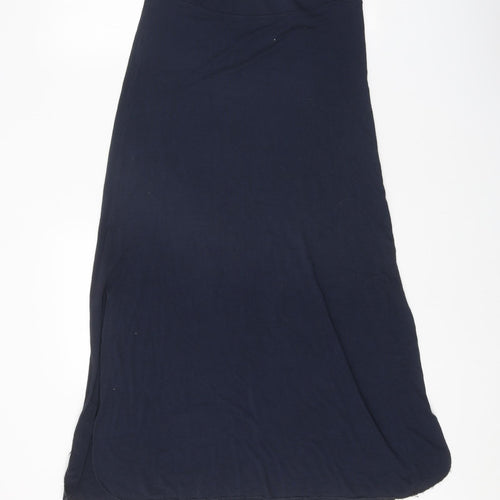 Obsession Womens Blue Polyester Swing Skirt Size 28 in