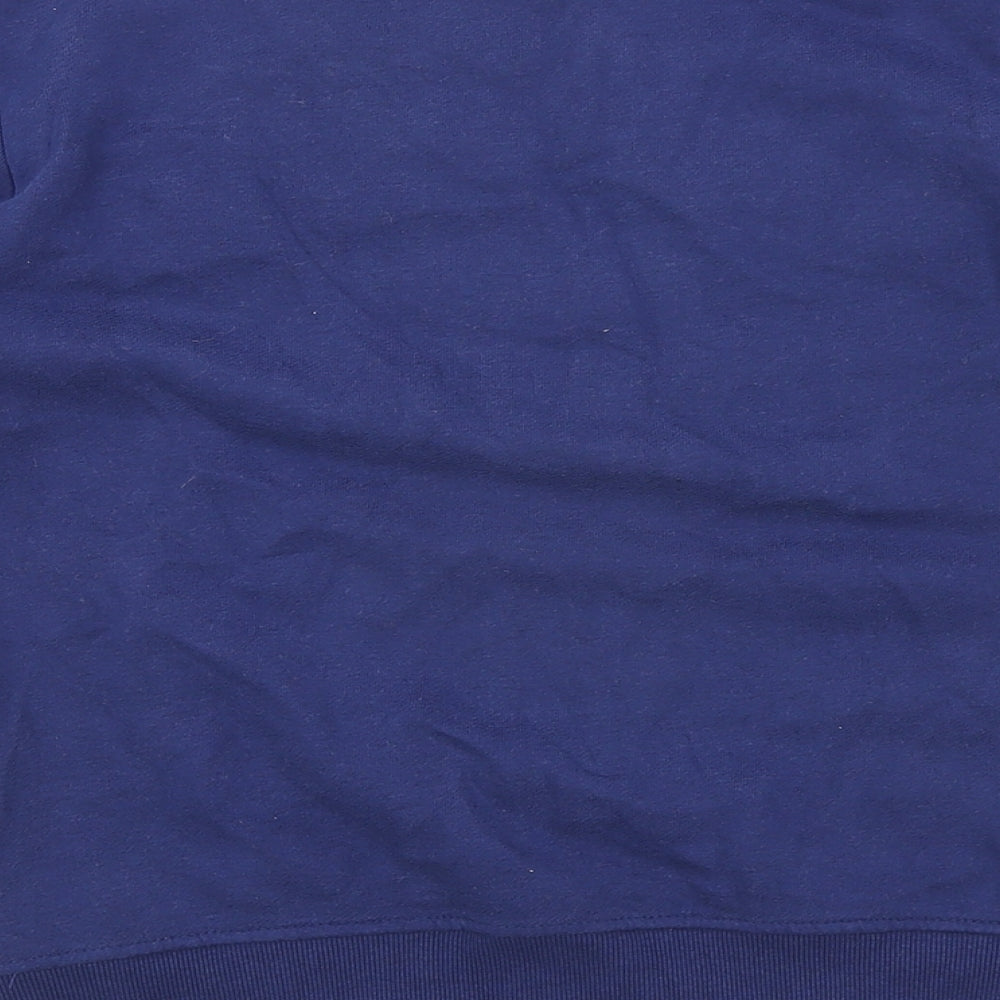 Springfield Mens Blue Cotton Pullover Sweatshirt Size M - Boston Street Academy