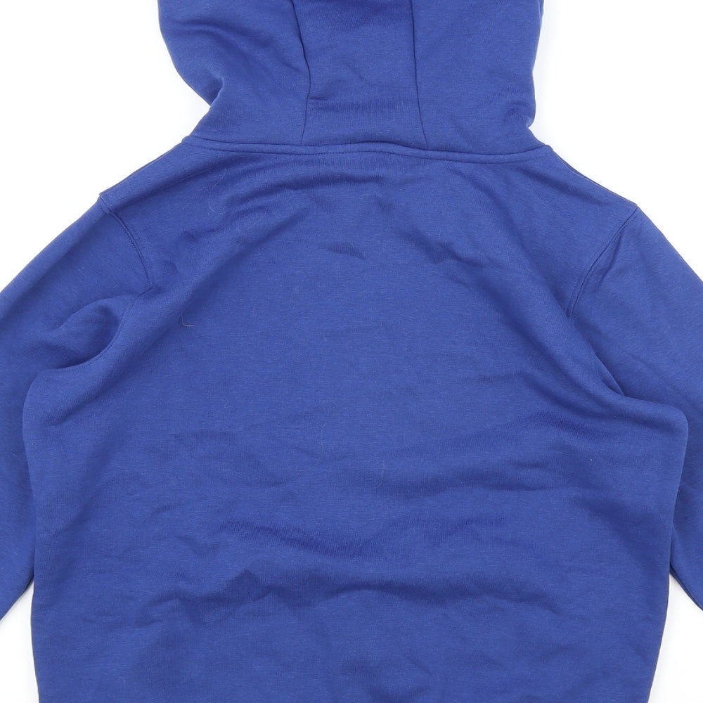 Primark Mens Blue Cotton Full Zip Hoodie Size XS