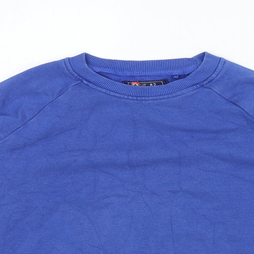 NEXT Boys Blue Cotton Pullover Sweatshirt Size 9 Years Pullover