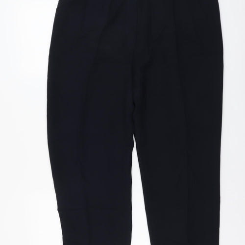 Ann Harvey Womens Black Polyester Dress Pants Trousers Size 16 L25 in Regular Button