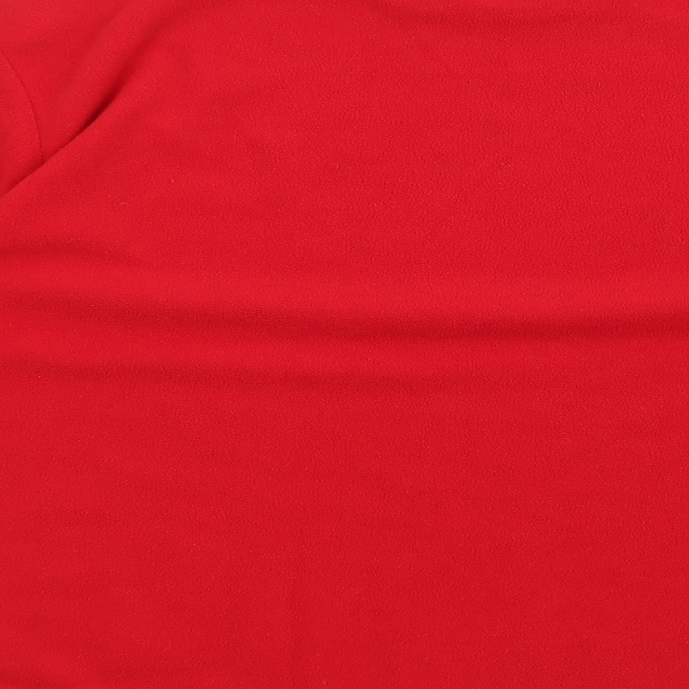 Granite Mens Red Polyester Pullover Sweatshirt Size M