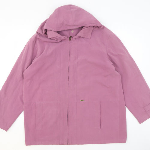 Astraka Womens Pink Jacket Size L Zip