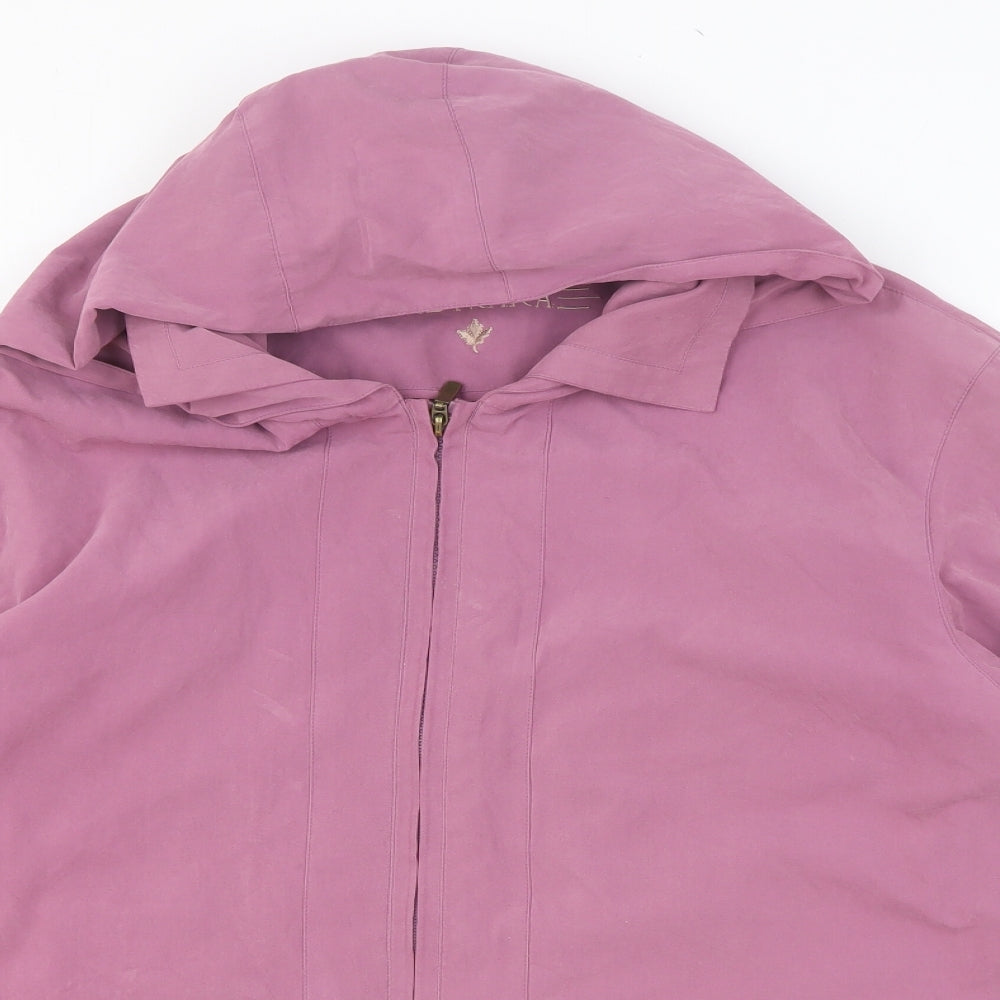 Astraka Womens Pink Jacket Size L Zip