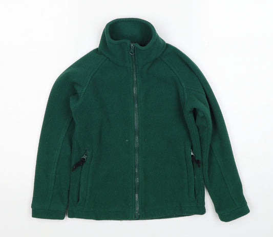 Regatta Boys Green Jacket Size 5-6 Years Zip