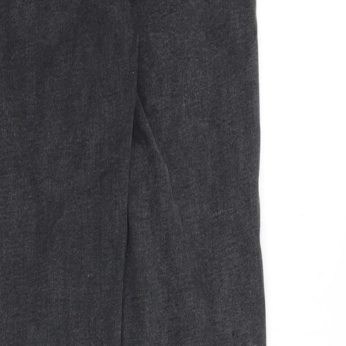 Zara Girls Black 100% Cotton Skinny Jeans Size 13-14 Years Regular Zip