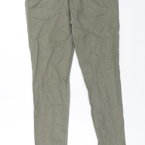 Denim & Co. Mens Green Cotton Skinny Jeans Size 30 in L30 in Regular Zip