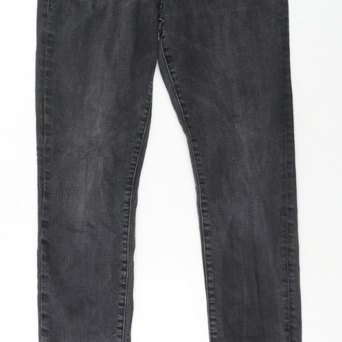 H&M Mens Black Cotton Skinny Jeans Size 32 in L32 in Regular Zip