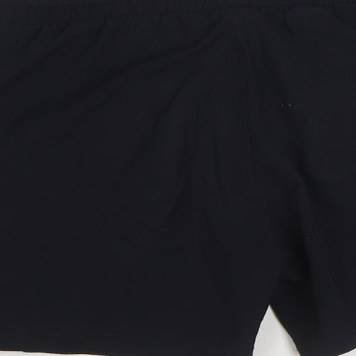 F&F Boys Black Polyester Sweat Shorts Size 5-6 Years Regular Drawstring