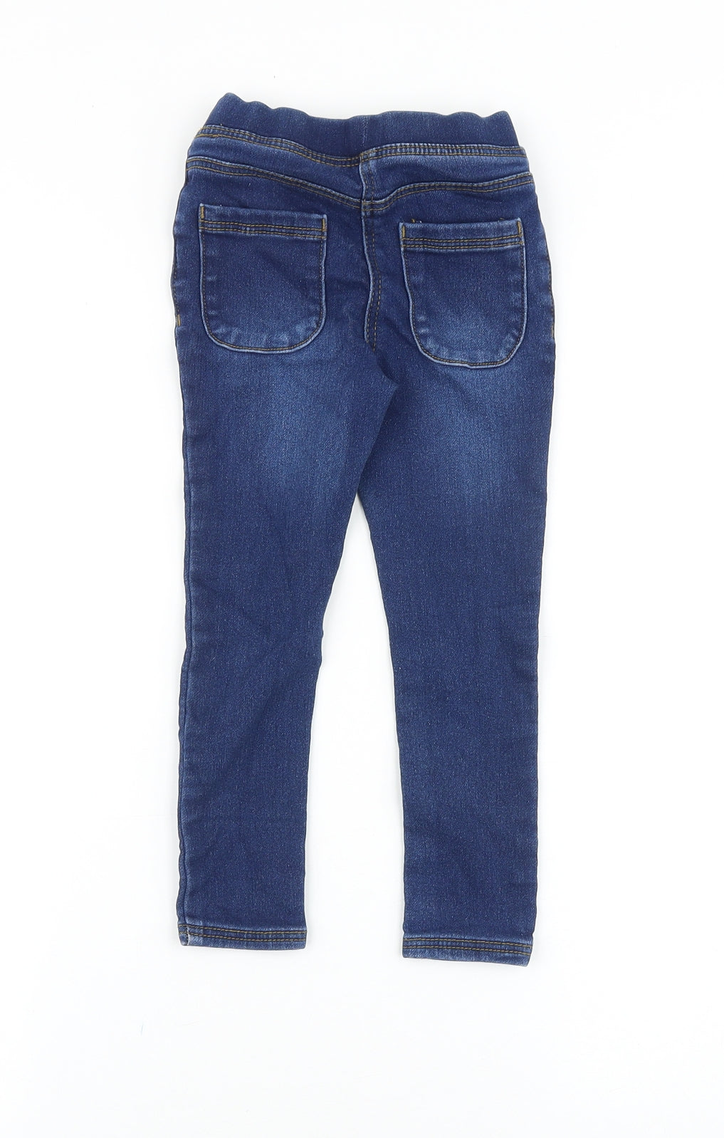 Nutmeg Girls Blue Cotton Skinny Jeans Size 2-3 Years Regular Pullover