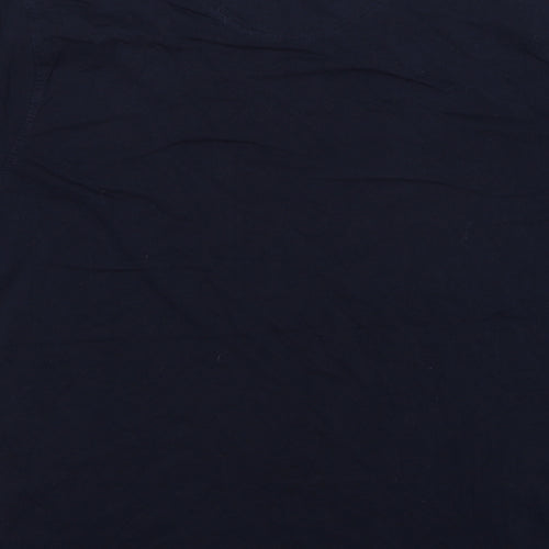 George Mens Blue Cotton T-Shirt Size M Round Neck - Emerald Cove Marine Life