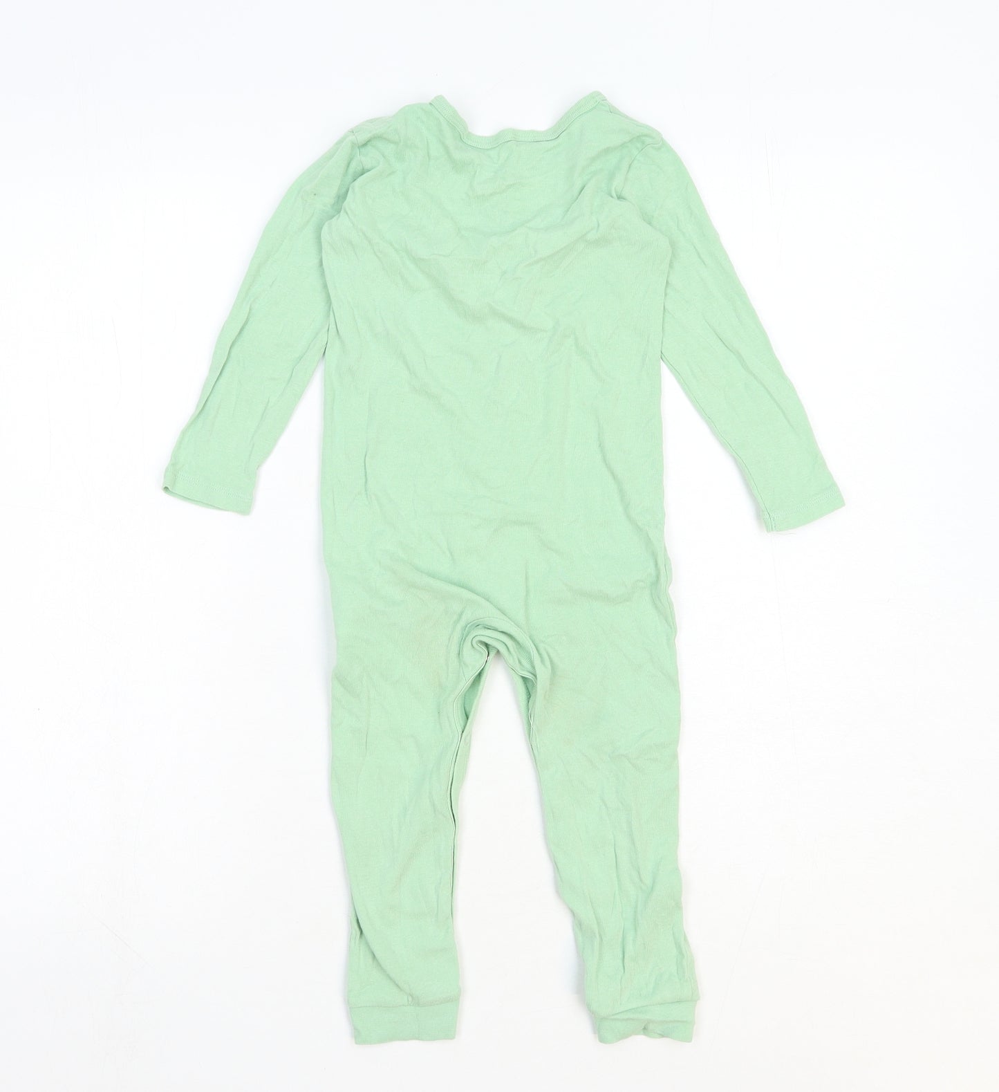 Lupilu Baby Green Cotton Babygrow One-Piece Size 18-24 Months Snap