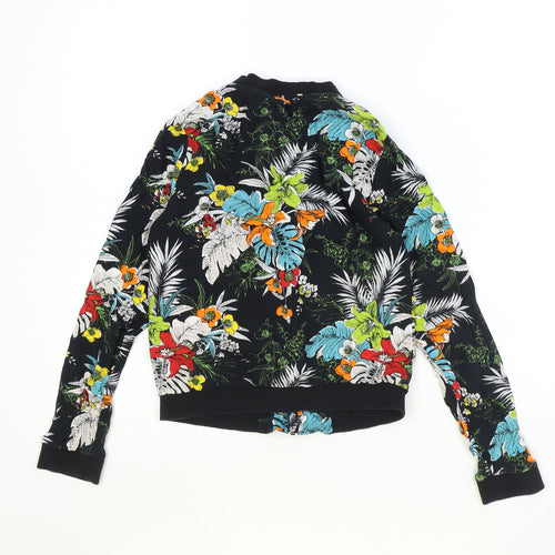 Nutmeg Boys Multicoloured Floral Jacket Size 8-9 Years Zip