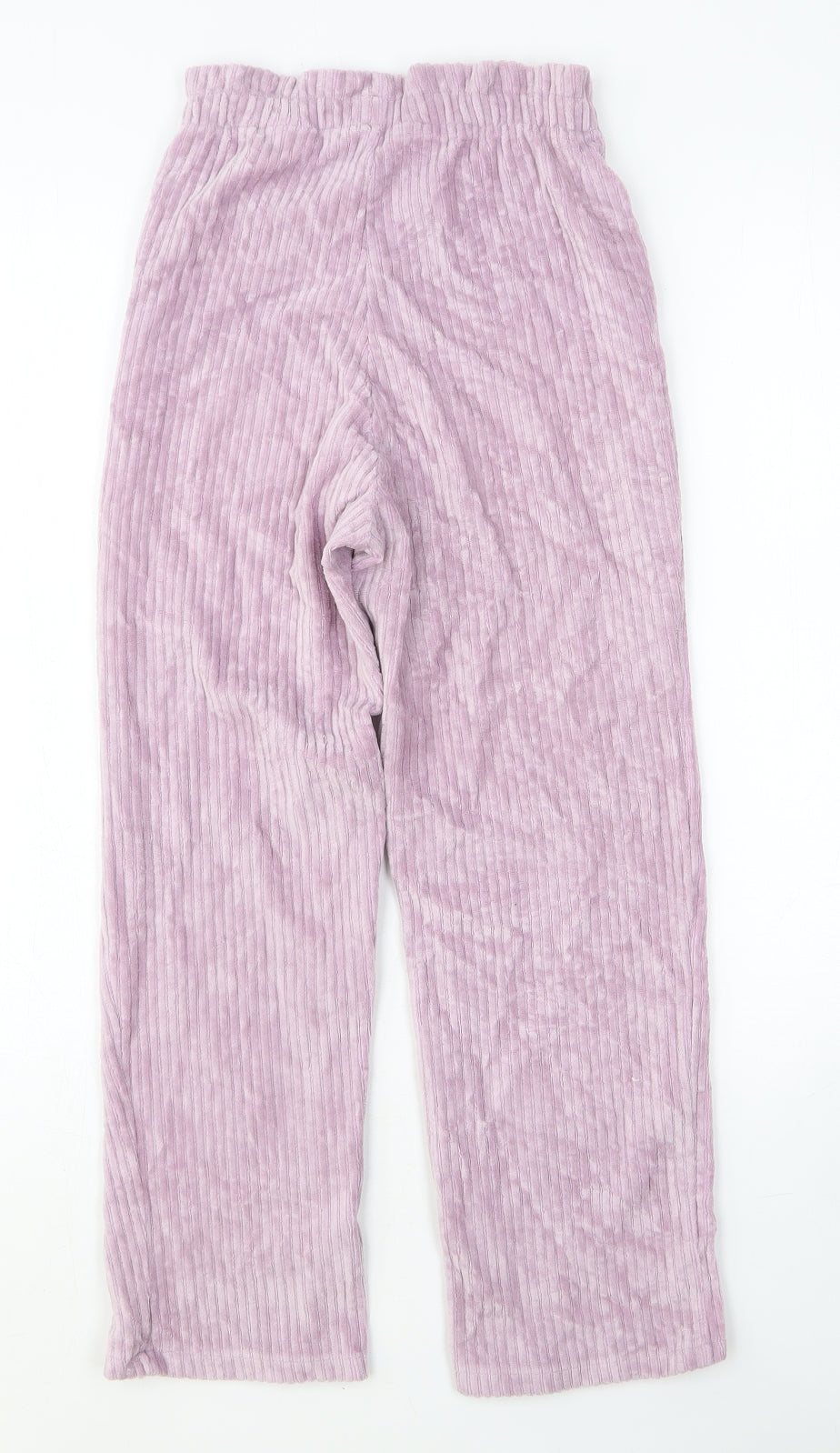 H&M Girls Purple Cotton Jogger Trousers Size 9 Years Regular Pullover