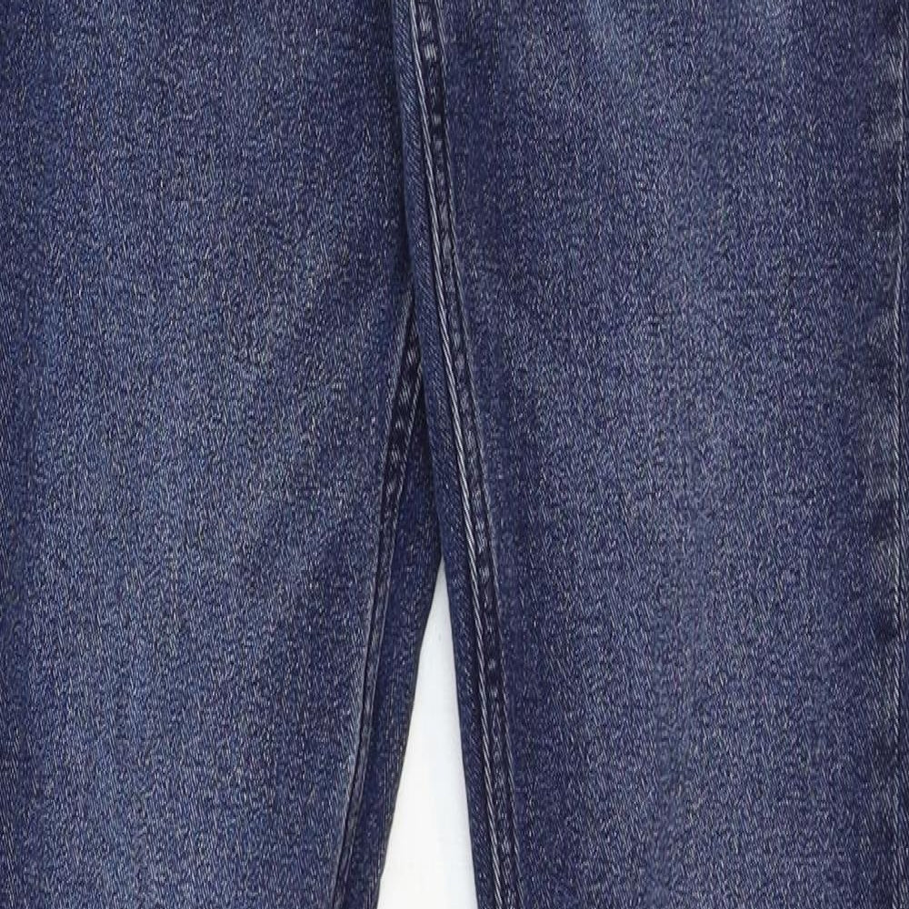 ONLY & SONS Womens Blue Cotton Skinny Jeans Size 28 in Regular Zip