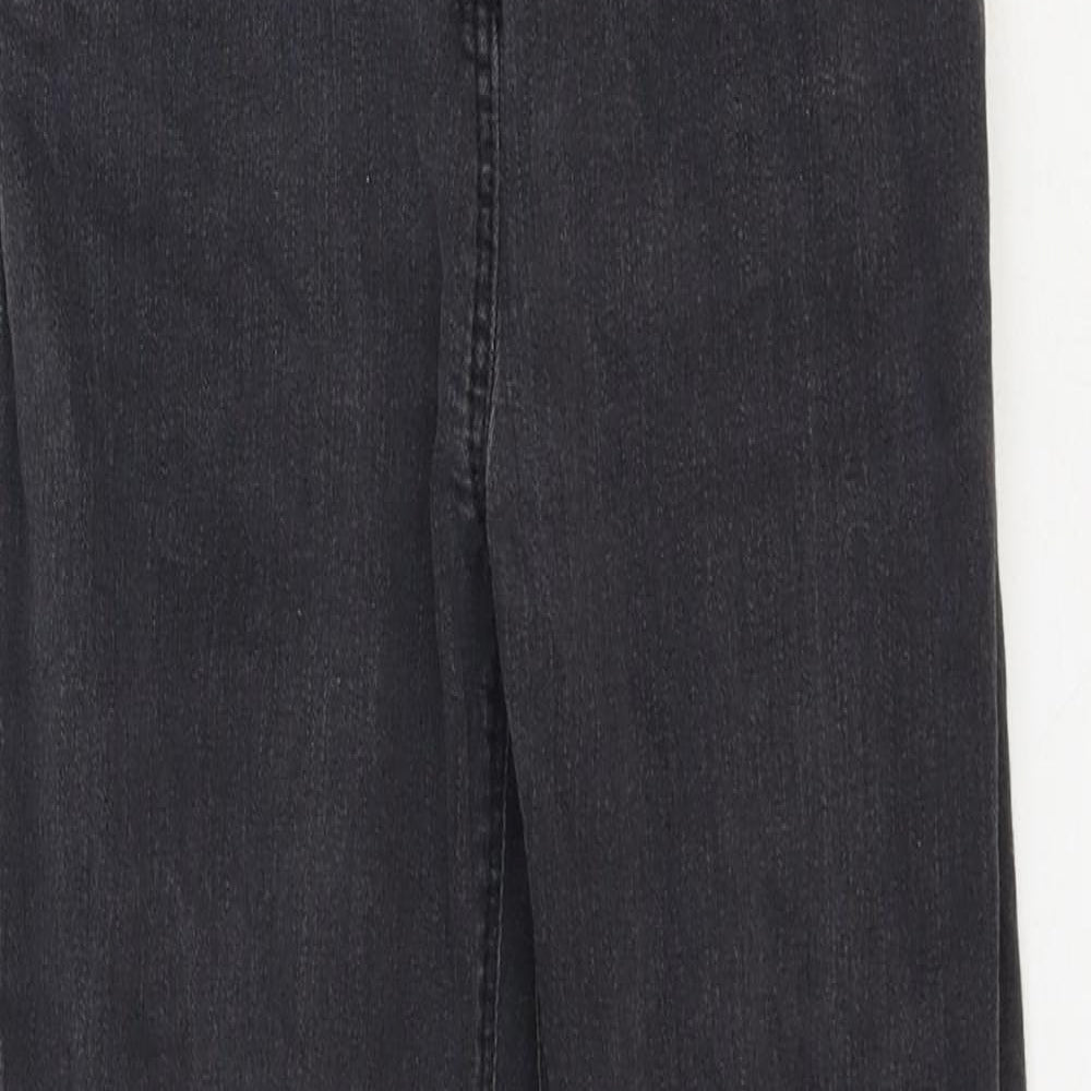 TU Girls Black Cotton Skinny Jeans Size 13 Years Regular Zip