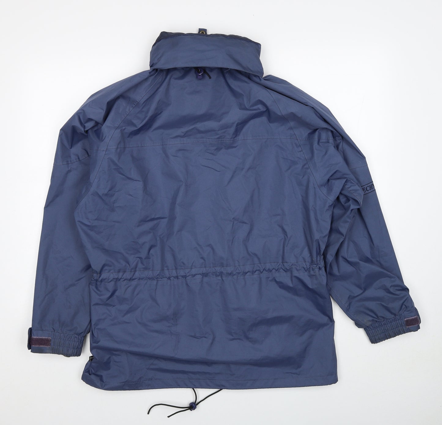 Trespass Mens Blue Rain Coat Coat Size M Zip