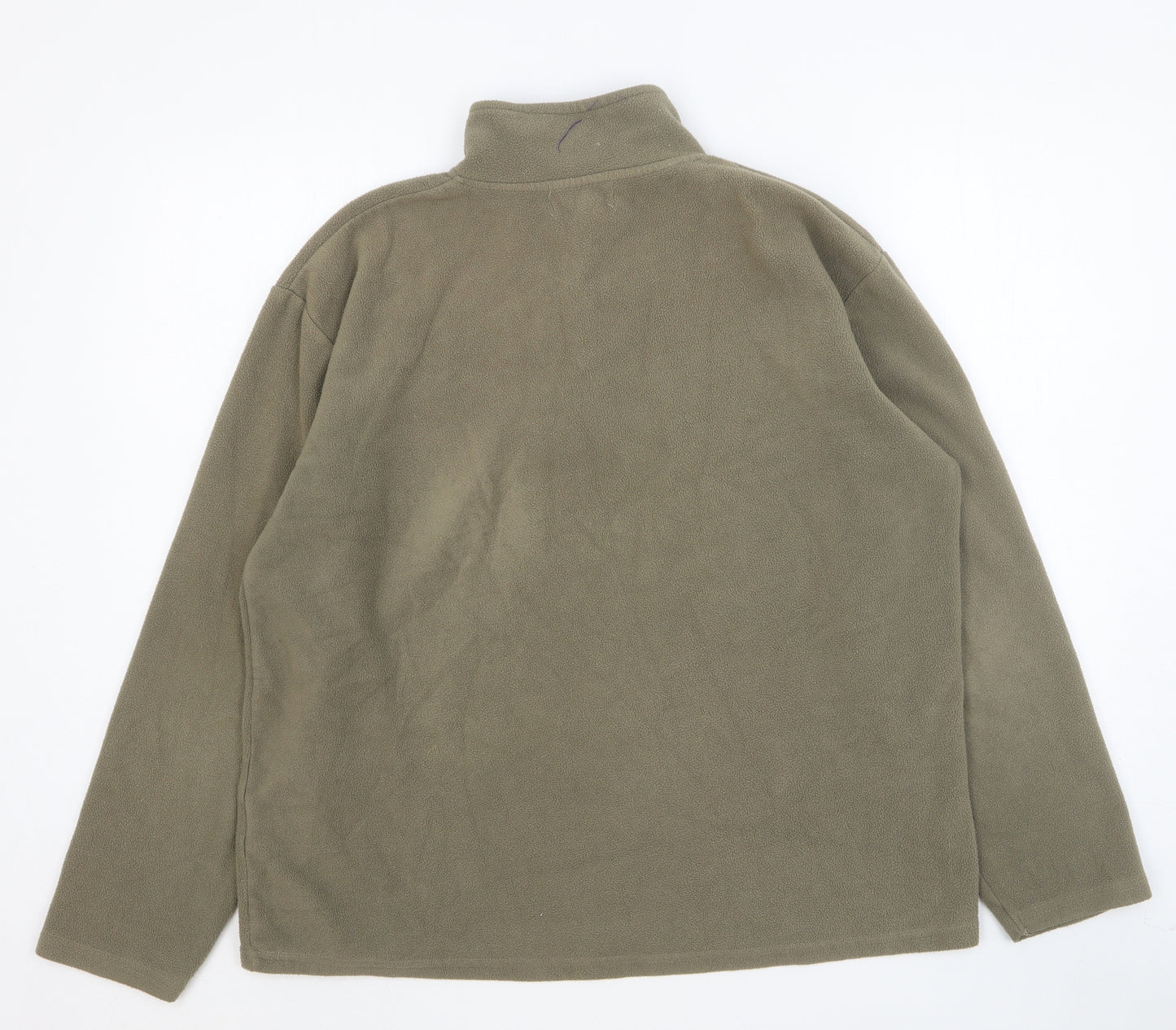 Atlas Mens Brown Polyester Pullover Sweatshirt Size L