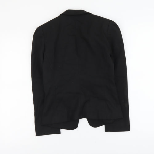 Oasis Womens Black Polyester Jacket Blazer Size 8