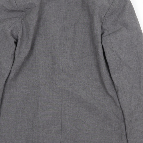Pull&Bear Mens Grey Jacket Size XS Button