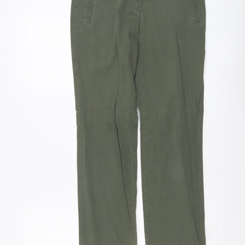 David Jones Womens Green Cotton Skinny Jeans Size 10 L31 in Regular Button