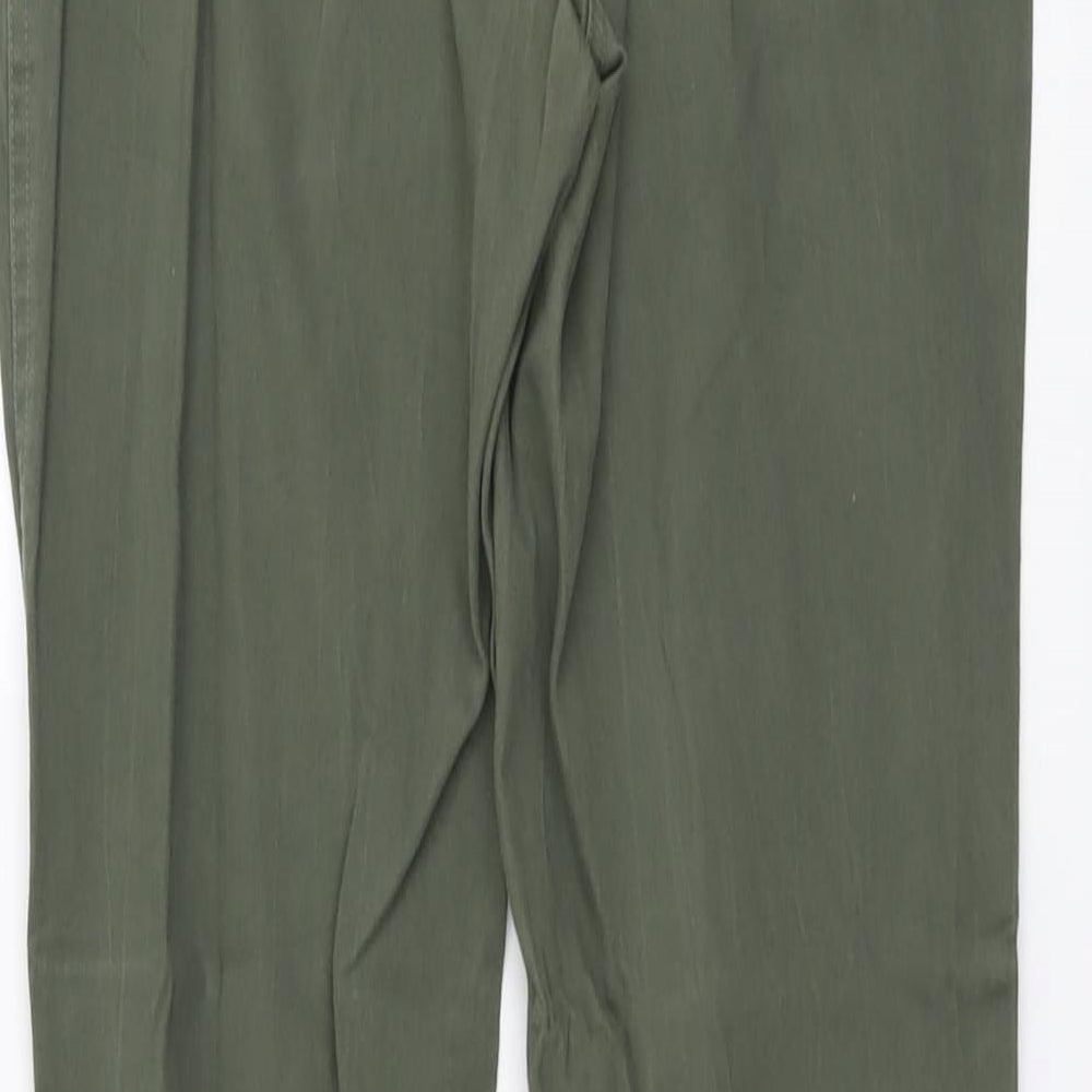 David Jones Womens Green Cotton Skinny Jeans Size 10 L31 in Regular Button