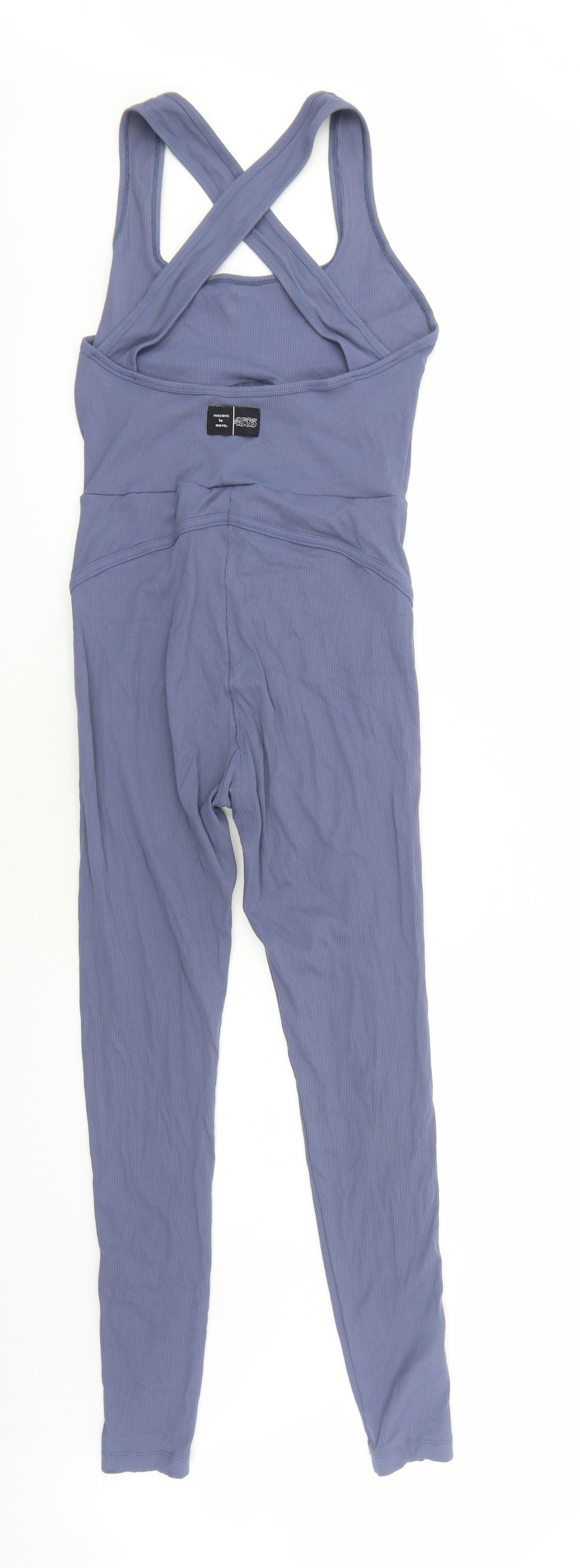 ASOS Womens Blue Polyamide Unitard One-Piece Size 10 Pullover