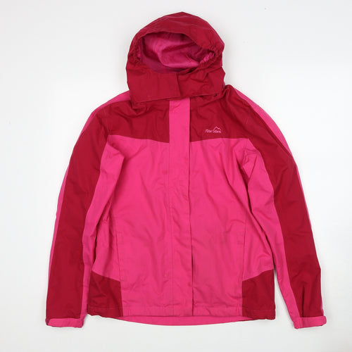 Peter Storm Girls Pink Windbreaker Jacket Size 13 Years Zip