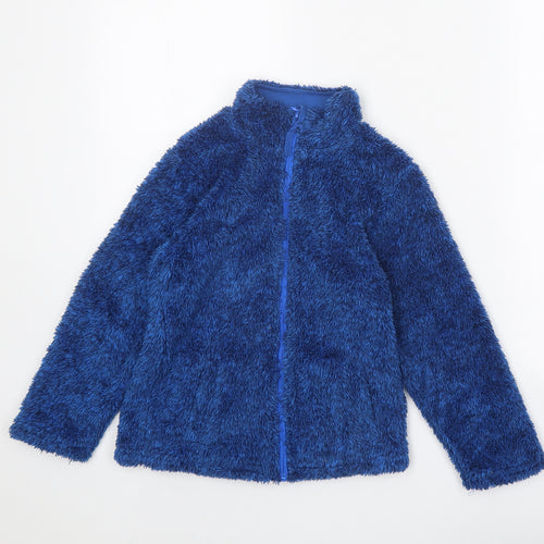 Mountain Warehouse Boys Blue Jacket Size 7-8 Years Zip