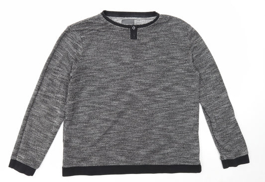 Primark Mens Grey Polyester Pullover Sweatshirt Size XL