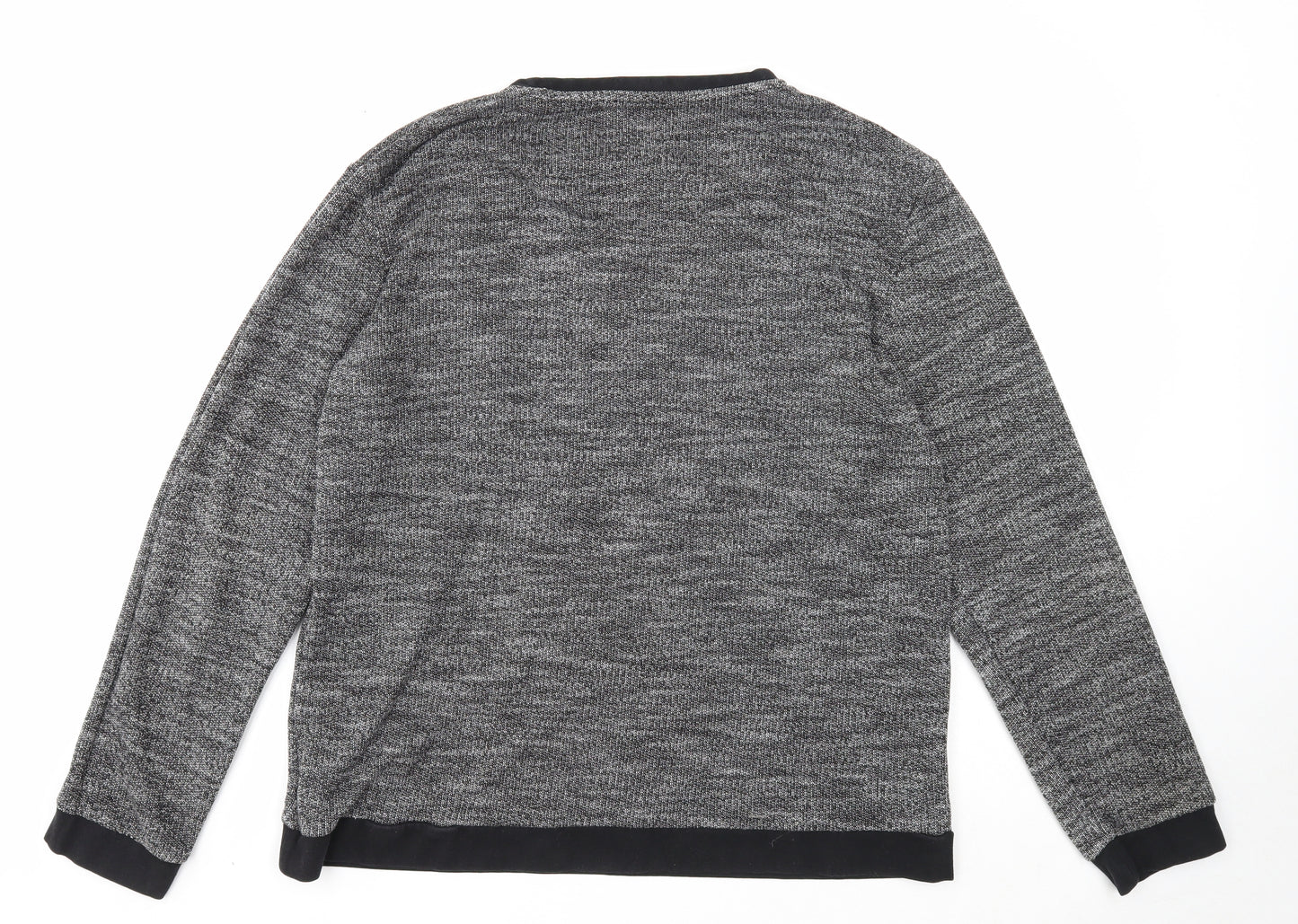 Primark Mens Grey Polyester Pullover Sweatshirt Size XL
