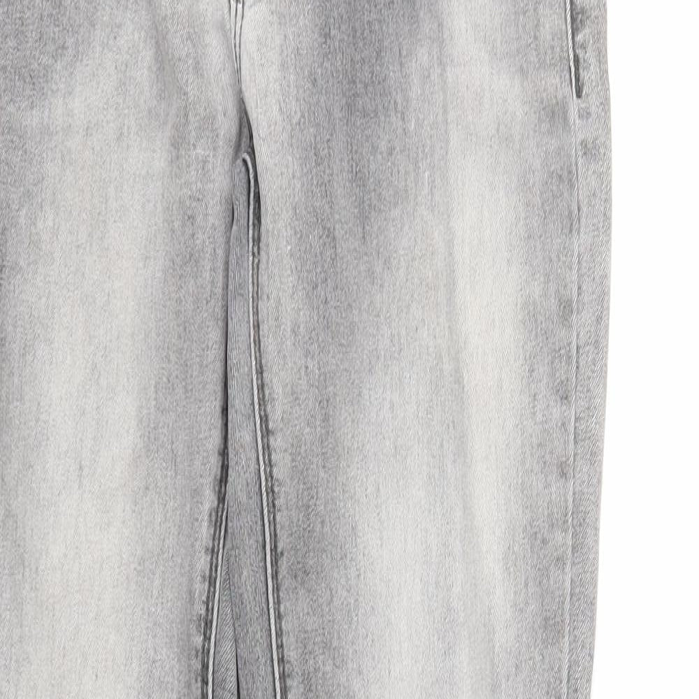 Fresh Made Womens Grey Cotton Skinny Jeans Size XS Regular Zip