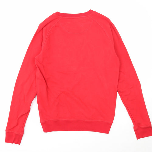 Stanley Stella Mens Red Cotton Pullover Sweatshirt Size S - Christmas Story