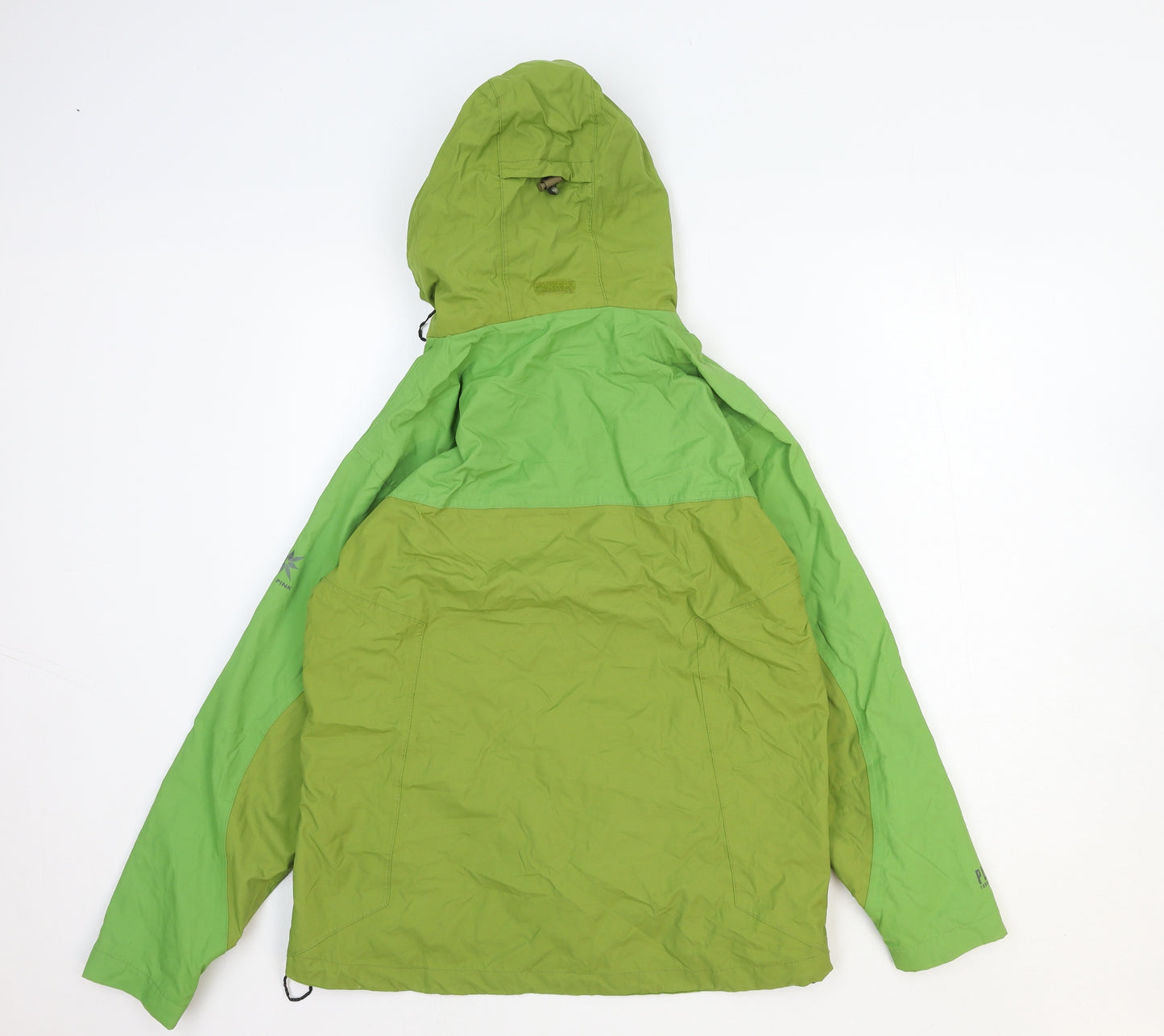 KOKO Girls Green Windbreaker Jacket Size 13 Years Zip