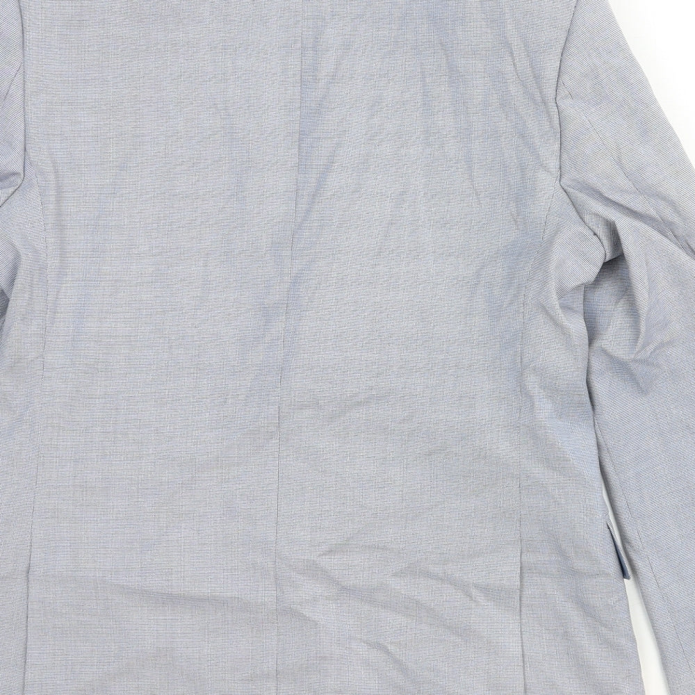 Garfield & Marks Womens Grey Cotton Jacket Blazer Size M