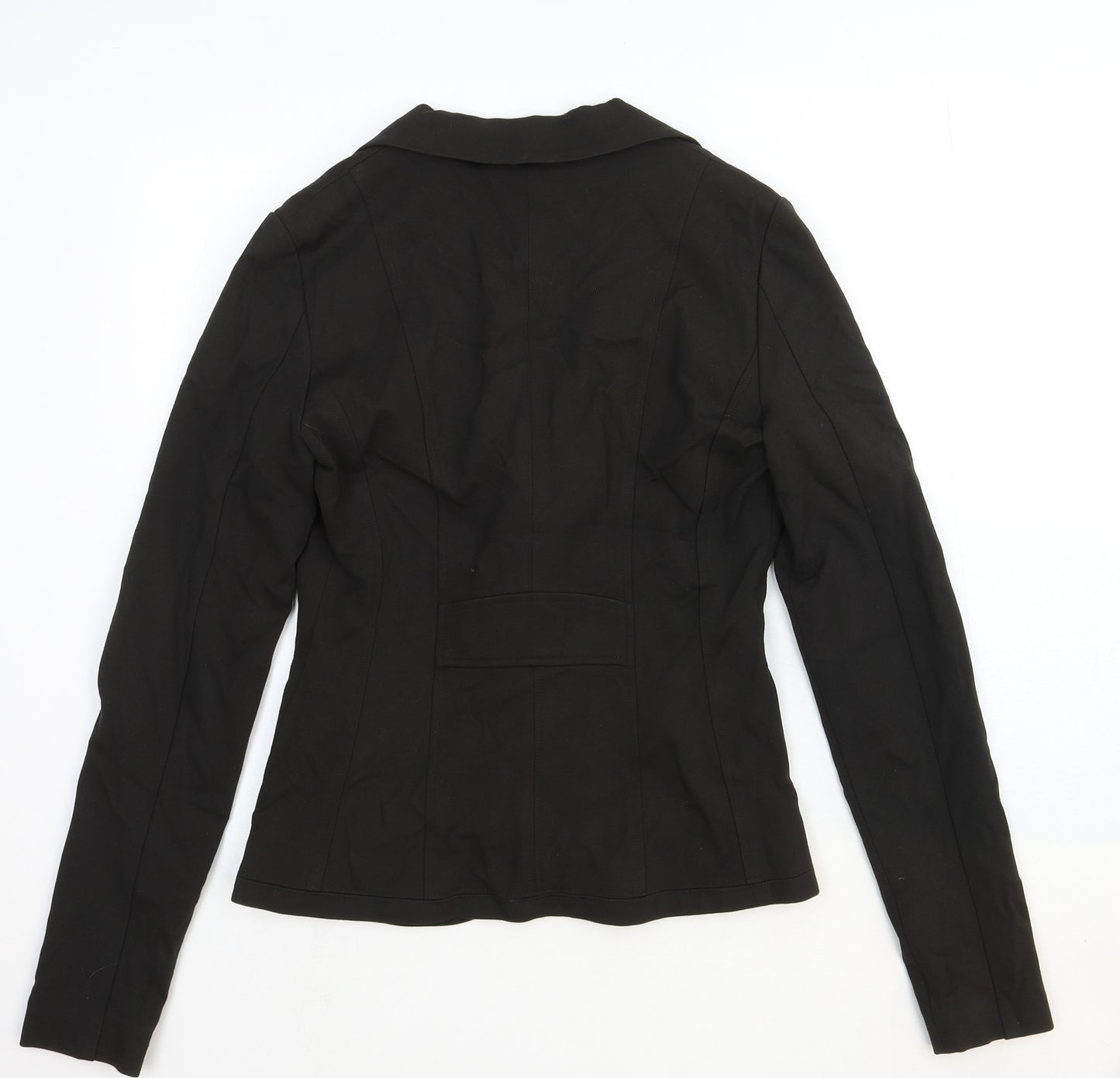 Tatuum Womens Black Cotton Jacket Blazer Size 8