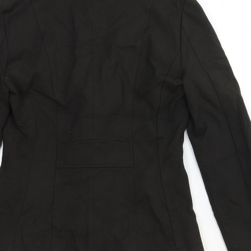 Tatuum Womens Black Cotton Jacket Blazer Size 8