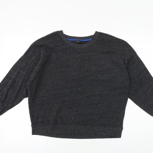 J.CREW Mens Grey Geometric Cotton Pullover Sweatshirt Size S