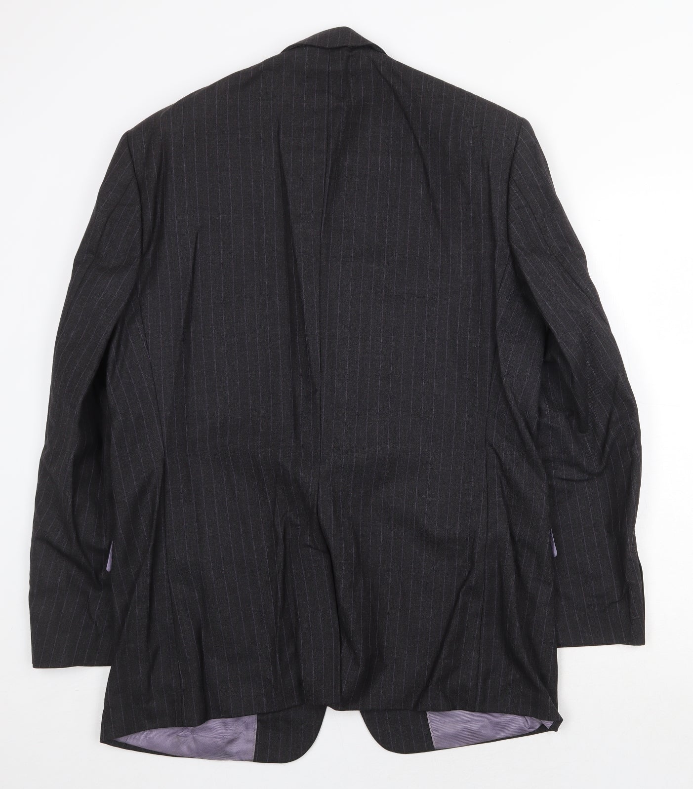 West Brook Mens Grey Striped Wool Jacket Suit Jacket Size 40 Regular