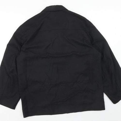 F&F Mens Black Jacket Size M Button