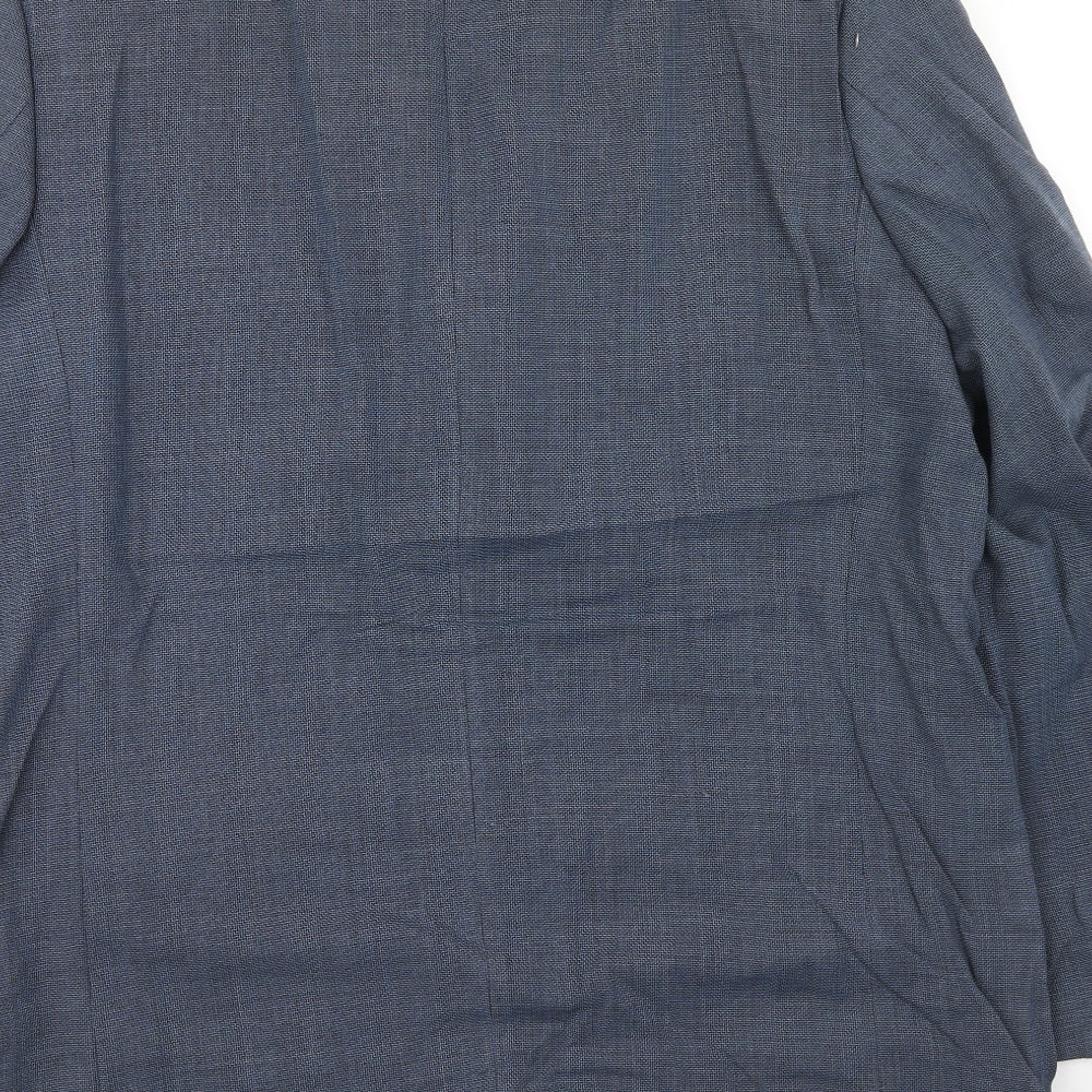Ultimo Mens Blue Wool Jacket Suit Jacket Size 44 Regular