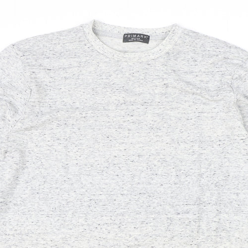 Primark Mens Grey Polyester Pullover Sweatshirt Size M