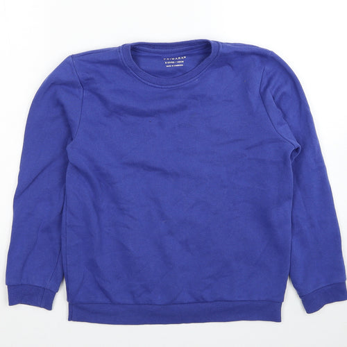 Primark Boys Blue Polyester Pullover Sweatshirt Size 8-9 Years Pullover