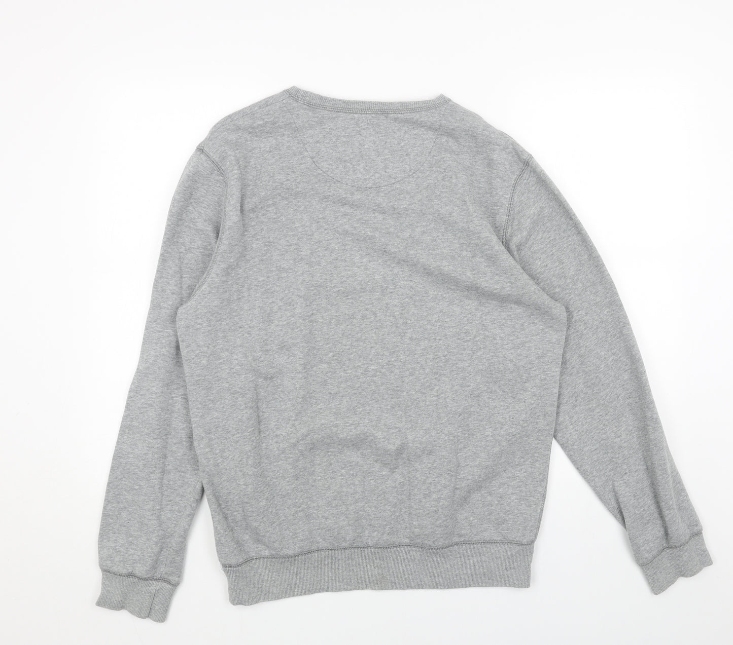 Easy Mens Grey Cotton Pullover Sweatshirt Size M - Turkey