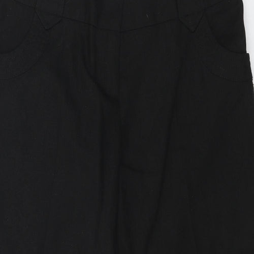 TERMINA Womens Grey Cotton Bermuda Shorts Size 12 L17 in Regular Button